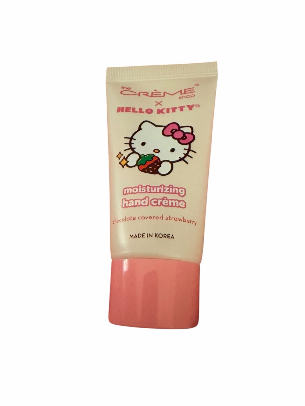 Hello Kitty Pink Moisturizing Hand Crème - Chocolate Covered Strawberry